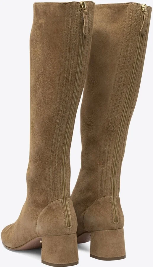 Saint Honore 50 Suede Knee-High Boots - Image 3