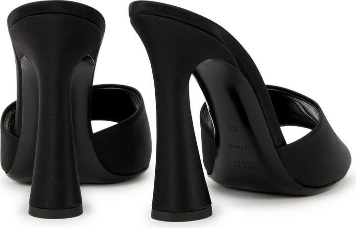 Saint Laurent 105 Satin Mules - Image 3