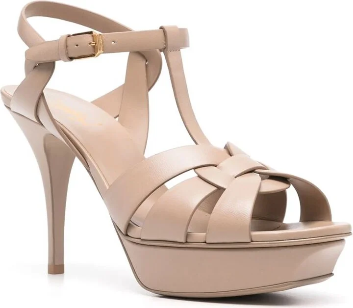 Saint Laurent 105Mm Tribute Platform Sandals - Image 2