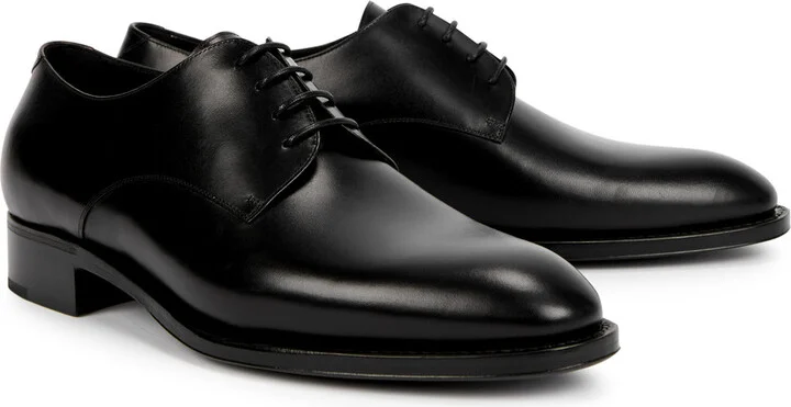 Saint Laurent Adrien 25 Leather Derby Shoes - Image 2