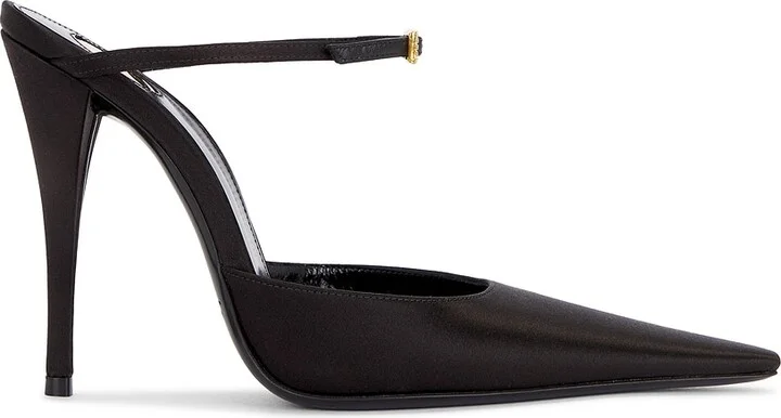 Saint Laurent Alice Mule Pump in Black