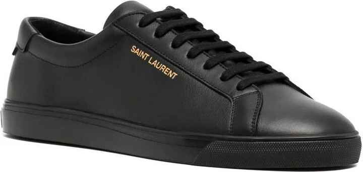 Saint Laurent Andy Leather Sneakers - Image 2