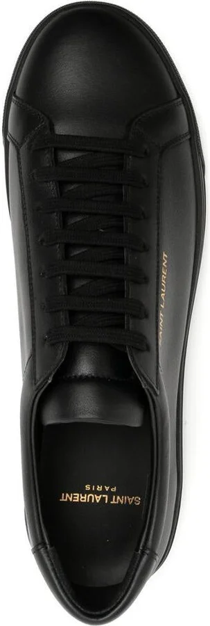 Saint Laurent Andy Leather Sneakers - Image 3