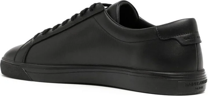 Saint Laurent Andy Leather Sneakers - Image 4
