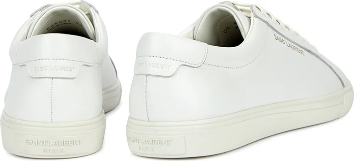 Saint Laurent Andy Leather Sneakers - Image 3