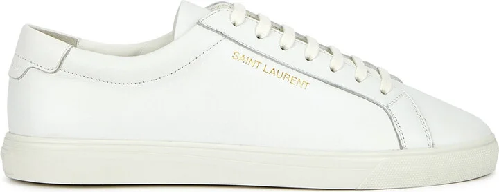 Saint Laurent Andy Leather Sneakers