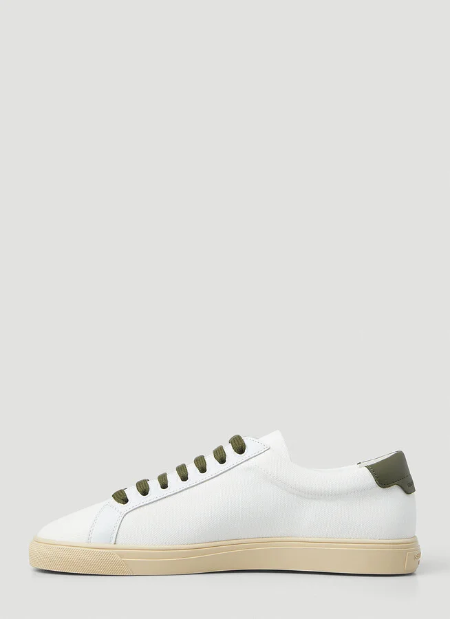 Saint Laurent Andy Low Top Sneakers - Woman Sneakers White Eu - 37 - Image 3