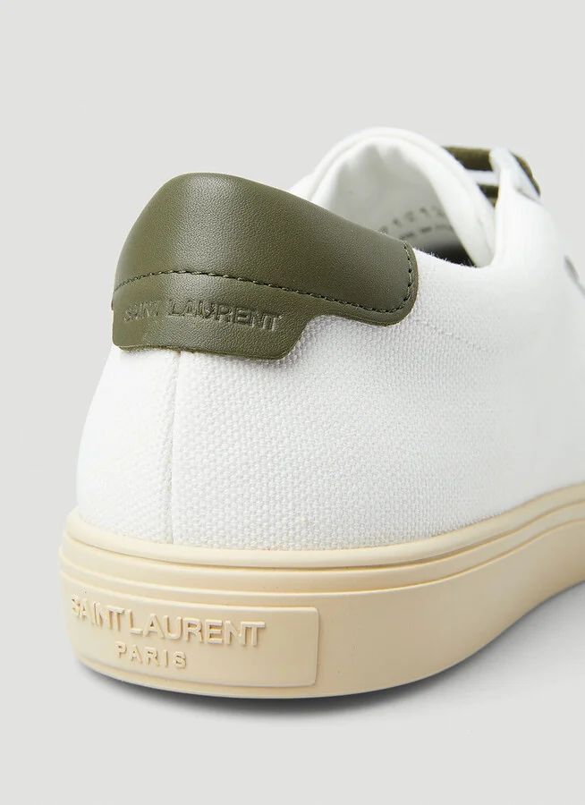 Saint Laurent Andy Low Top Sneakers - Woman Sneakers White Eu - 37 - Image 6