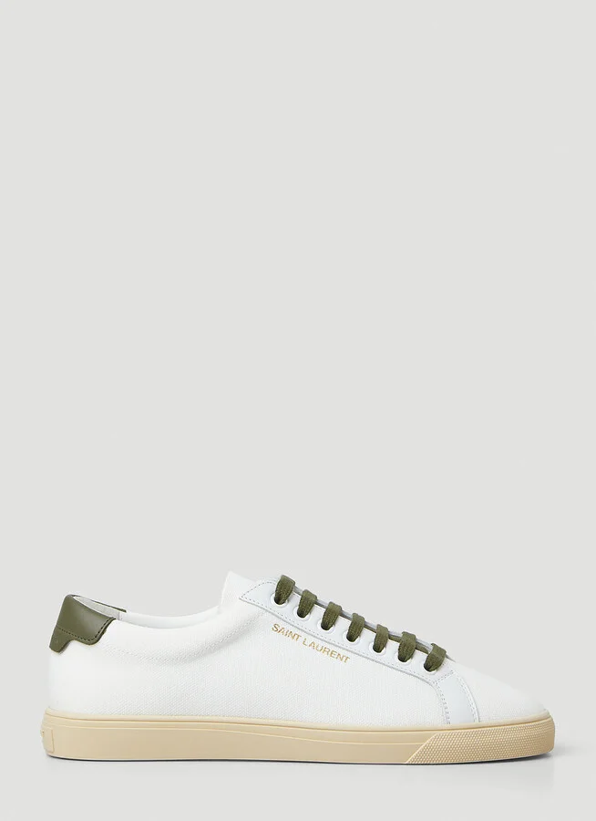 Saint Laurent Andy Low Top Sneakers - Woman Sneakers White Eu - 37