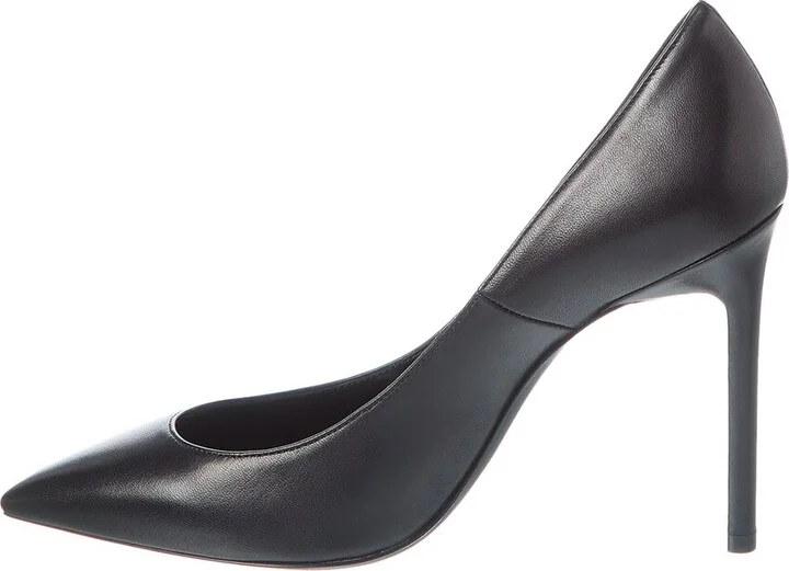 Saint Laurent Anja 105 Escarpin Leather Pump - Image 2