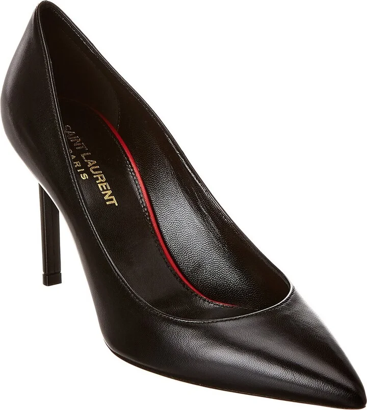 Saint Laurent Anja 90 Leather Pump