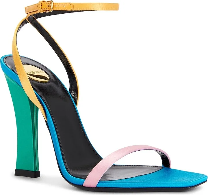 Saint Laurent Ankle Strap Sandal in Pink - Image 2