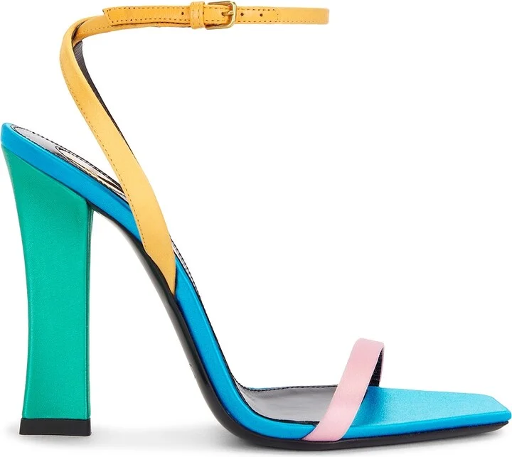 Saint Laurent Ankle Strap Sandal in Pink