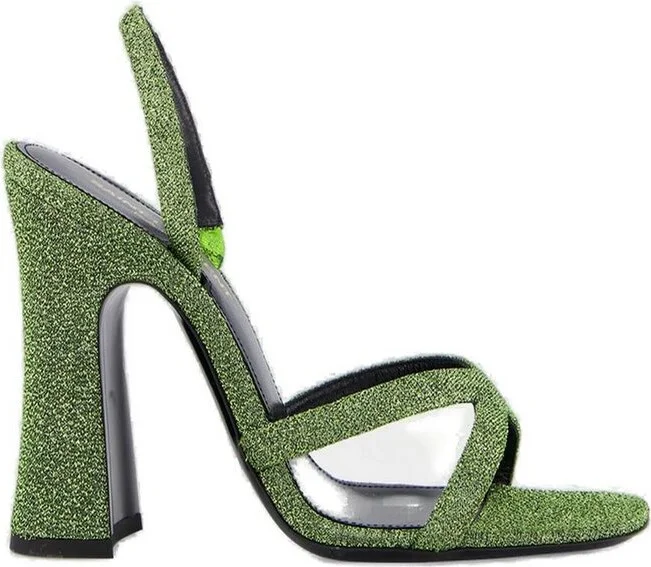 Saint Laurent Aracha Cross-Over Sandals