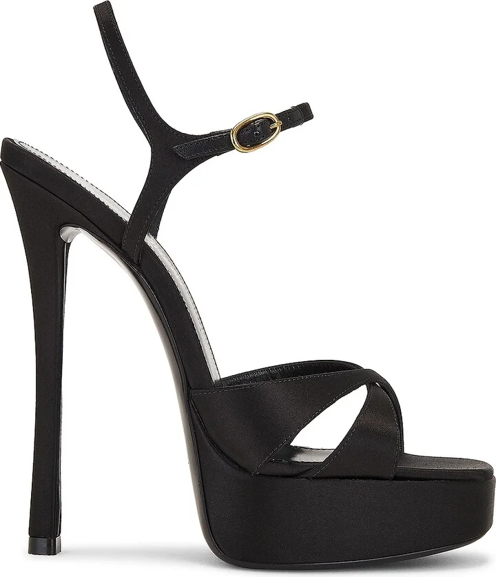 Saint Laurent Arancha Sandal in Black