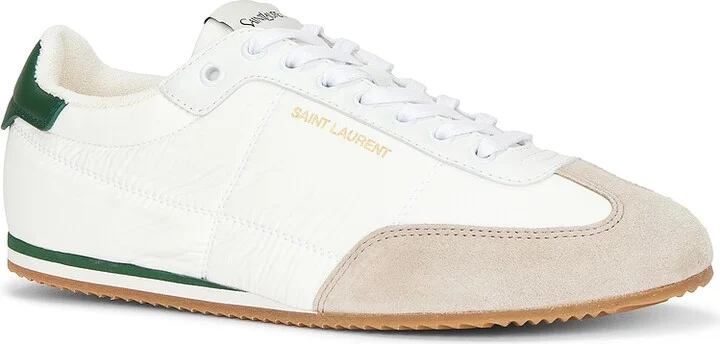Saint Laurent Aston Low Top Sneaker in White - Image 2