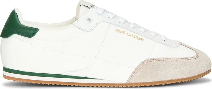 Saint Laurent Aston Low Top Sneaker in White