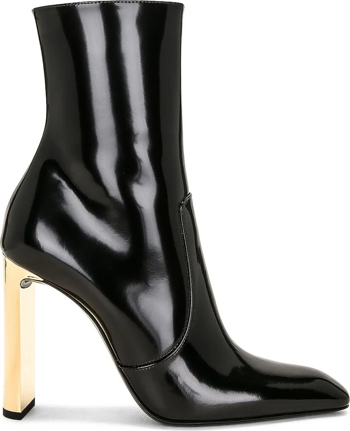 Saint Laurent Auteuil Bootie in Black