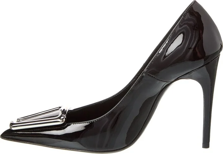 Saint Laurent Avenue 110 Leather Pump - Image 2