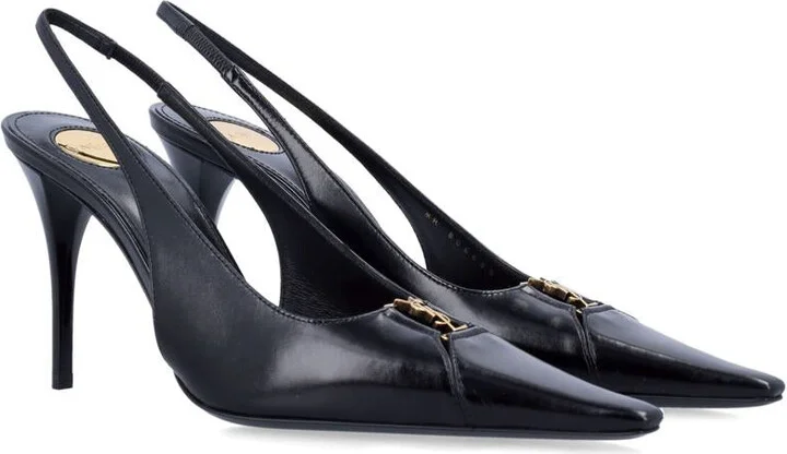 Saint Laurent Babylone Breteuil Slingback Pumps - Image 2