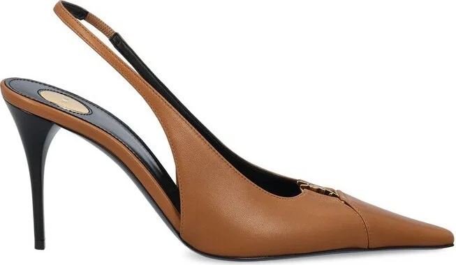 Saint Laurent Babylone Breteuil Slingback Pumps