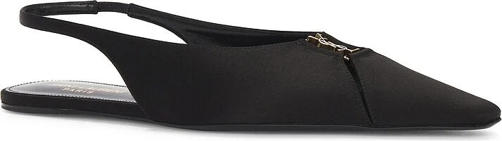 Saint Laurent Babylone Flat in Black - Image 2