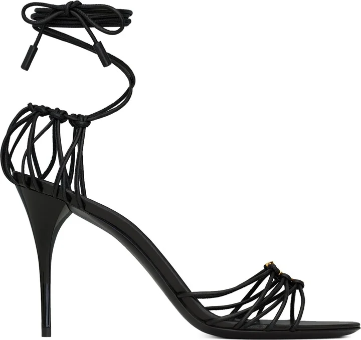 Saint Laurent Babylone Heeled Sandals 90