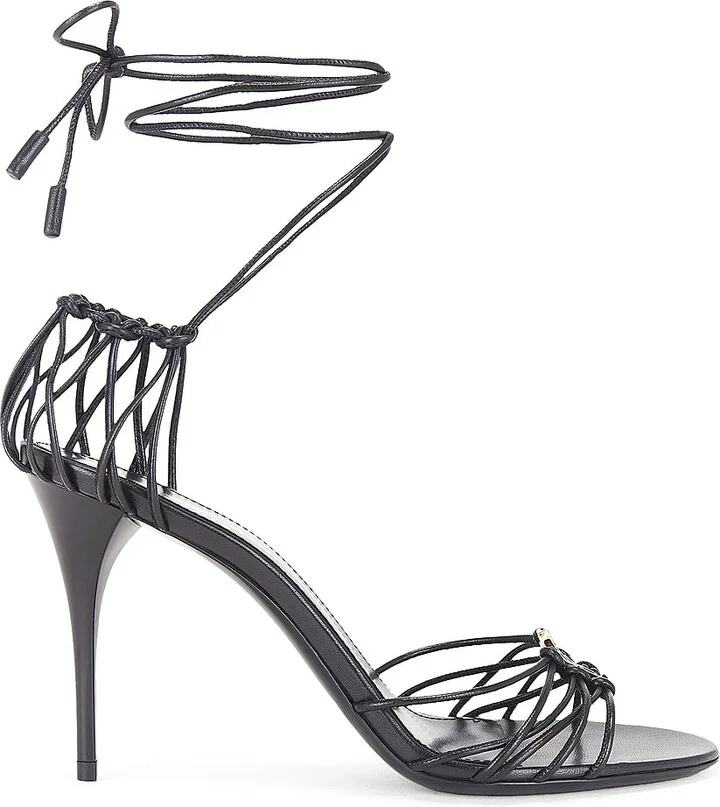 Saint Laurent Babylone Sandal in Black