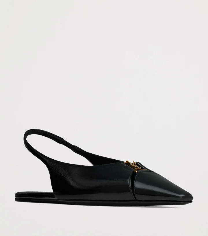 Saint Laurent Babylone Slingback Flats - Image 3