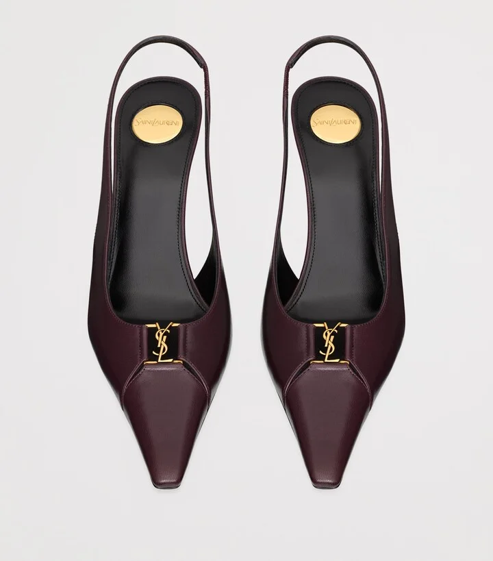 Saint Laurent Babylone Slingback Pumps 90 - Image 2