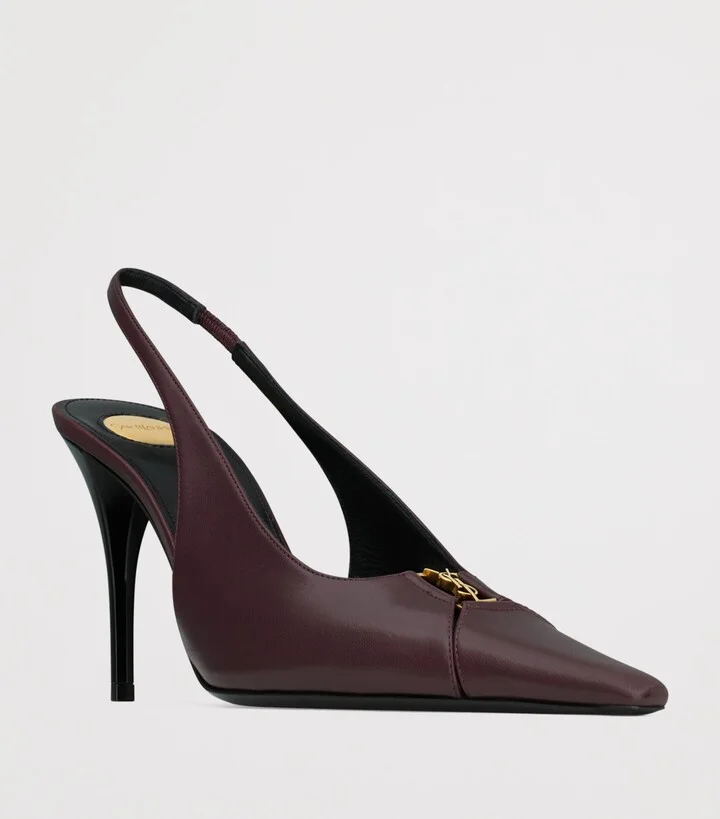 Saint Laurent Babylone Slingback Pumps 90 - Image 3