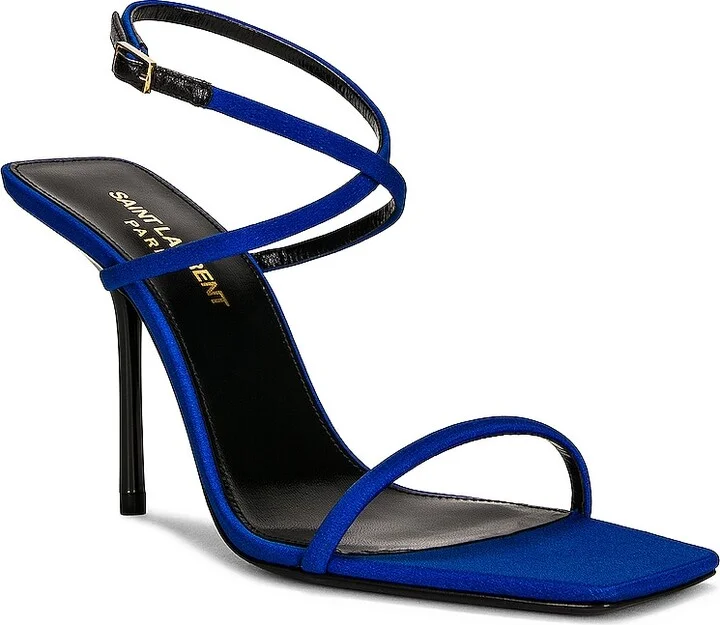 Saint Laurent Baliqua Sandals in Royal - Image 2