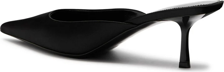 Saint Laurent Barbara 55 Satin Mules - Image 2