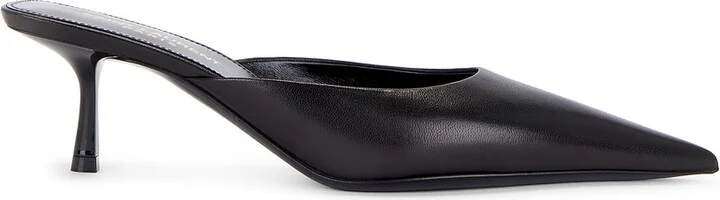 Saint Laurent Barbara Mule in Black