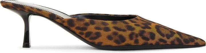 Saint Laurent Barbara Mule in Brown
