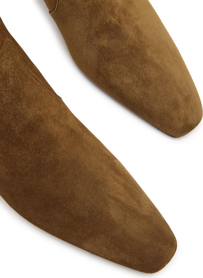 Saint Laurent Betty 70 Suede Ankle Boots - Image 3