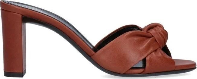 Saint Laurent Bianca Heeled Mules
