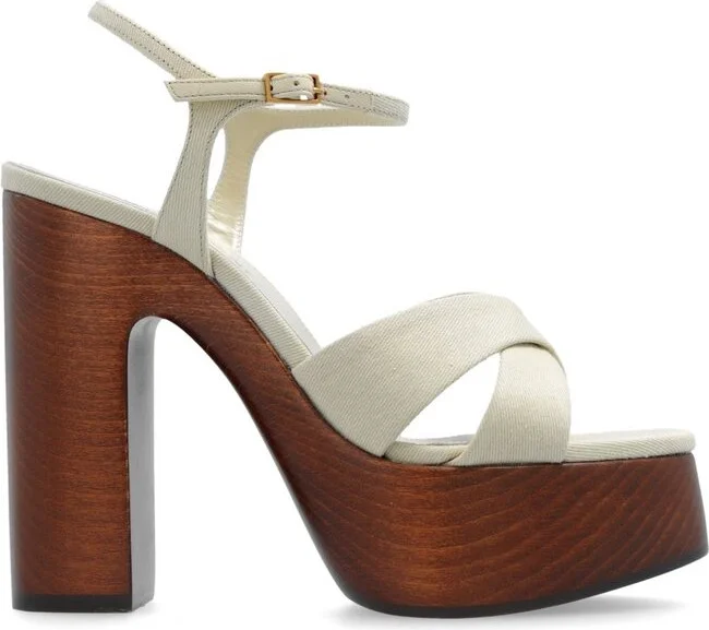 Saint Laurent Bianca Platform Sandals