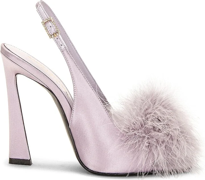 Saint Laurent Blanco 110 Sandal in Lavender