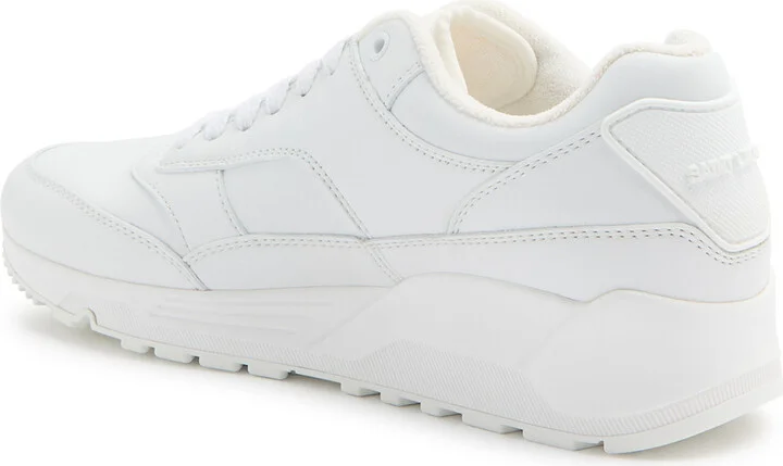 Saint Laurent Bump Panelled Leather Sneakers - Image 2
