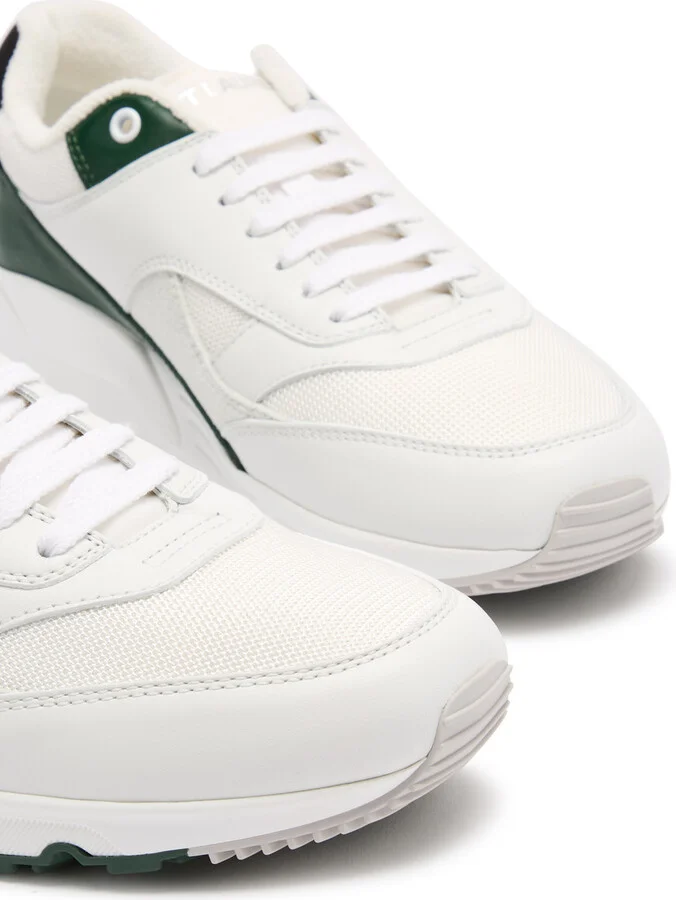 Saint Laurent Bump Panelled Leather Sneakers - Image 3