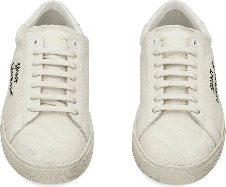 Saint Laurent Canvas Court Classic Sl/06 Sneakers - Image 2