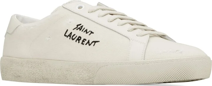 Saint Laurent Canvas Court Classic Sl/06 Sneakers - Image 4