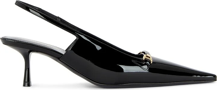 Saint Laurent Carine Slingback Pump in Black