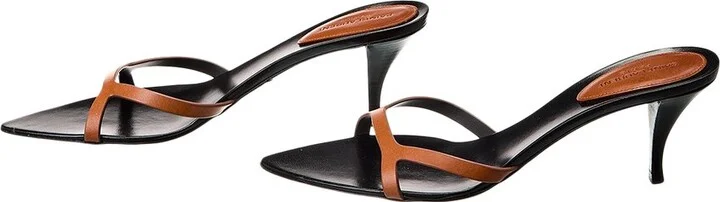Saint Laurent Carla 60 Leather Mule (Authentic Pre-Loved) - Image 2