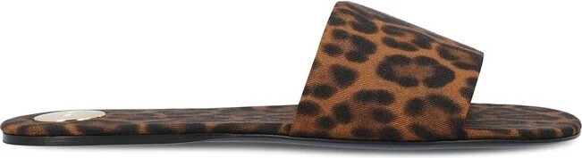 Saint Laurent Carlyle Leopard Patterned Sandals