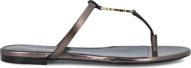 Saint Laurent Cassandra Logo Plaque Slides