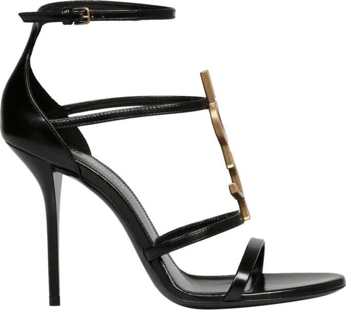 Saint Laurent Cassandra Monogram Sandals