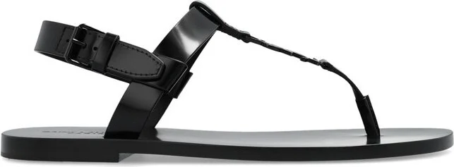 Saint Laurent Cassandre Open Toe Sandals