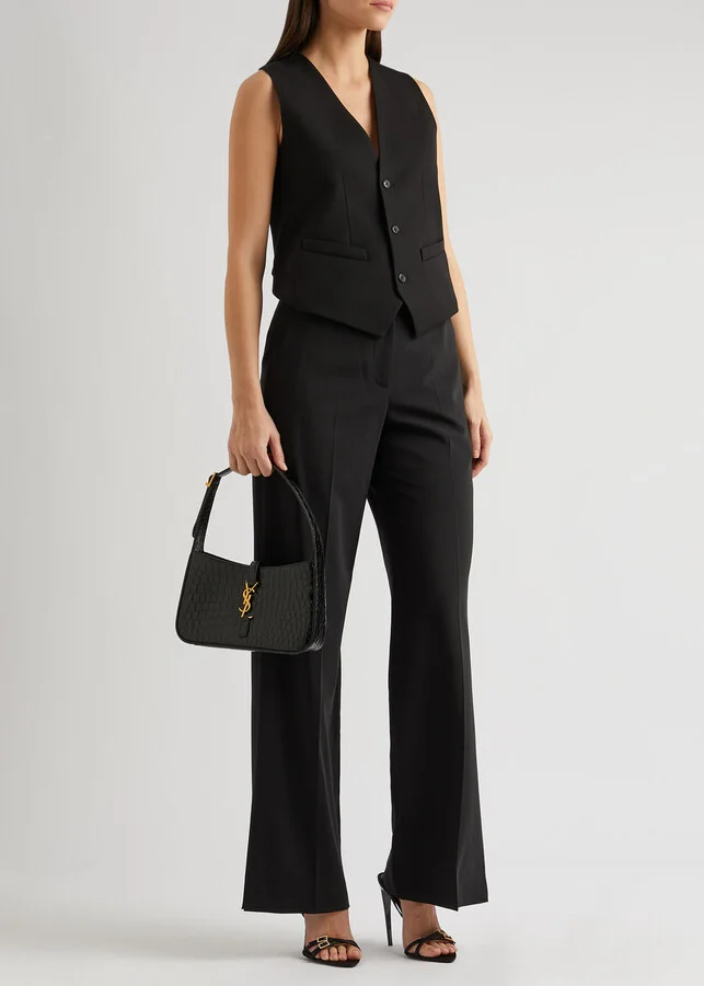 Saint Laurent Cassie 110 Satin Sandals - Image 6